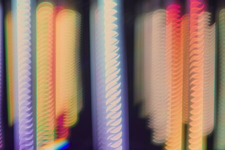 Abstract background bokeh circles and lines. Fantastic background with particles.
