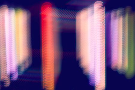 Abstract background bokeh circles and lines. Fantastic background with particles.