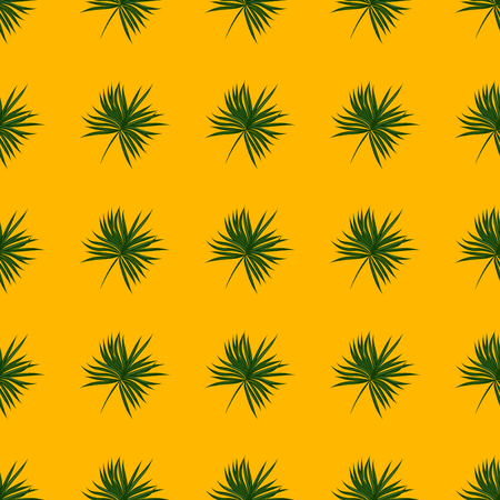 Tropical seamless pattern with leaves. Beautiful tropical isolated leaves. Fashionable summer background with leaves for fabric, wallpaper, paper, covers.のイラスト素材