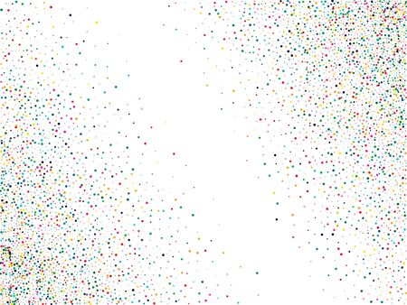 Rainbow Carnival Dust Background. Orange Independence Dot Banner. Celebration Pattern. Celebration Green Pattern.のイラスト素材