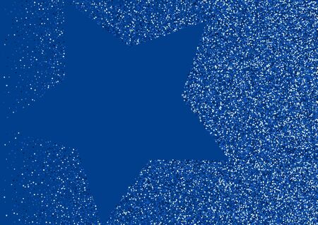 Dark Dust Glamour Vector Background. Xmas Universe Design. Elegant Shine Banner. Silver Vector Abstract Banner.のイラスト素材