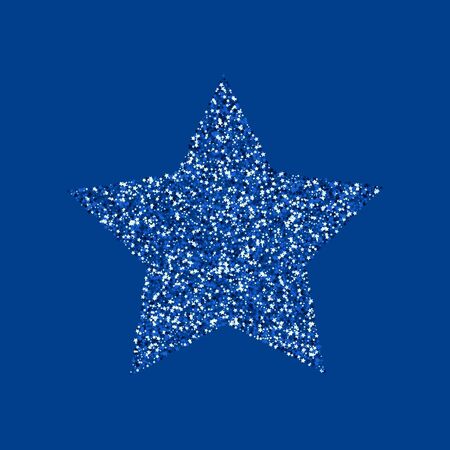 Silver Glow Twinkle Digital Backdrop. Shiny Dust Illustration. Shimmer Sparkle Texture. Silver Vector Light Background.のイラスト素材