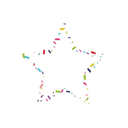 Rainbow Decoration Rain Background. Rain Postcard. Shine Transparent Design. Color Vector Background.のイラスト素材