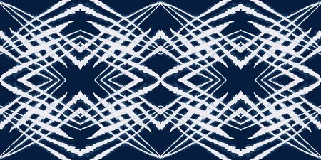 Cloud Tile Arabic Vector Seamless Pattern. Uzbek Boho Tie Dye Design. Graphic Japanese Background. Sky Carpet Fashion Wallpaper.のイラスト素材