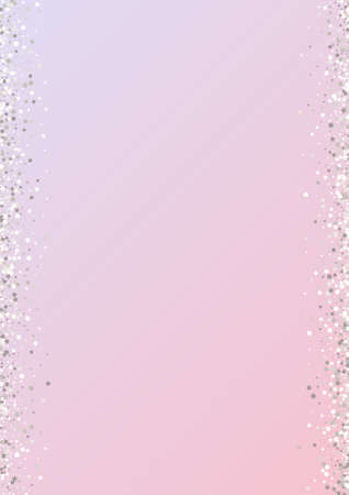 Silver Sparkle Luxury Pink Background. Christmas Glow Banner. White Sequin Anniversary Backdrop. Rain Abstract Card.のイラスト素材