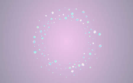 Colored Rain Decoration Blue Background. Holographic Top Confetti Invitation. Effect Wallpaper. Gradient Festival Texture.のイラスト素材