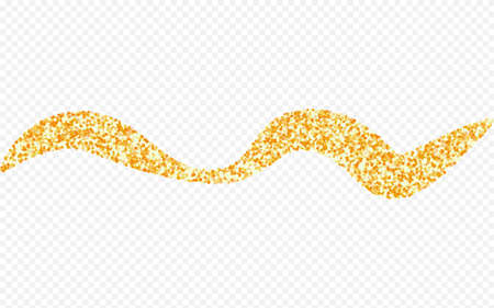 Golden Shine Luxury Transparent Background. Bright Dot Banner. Yellow Dust Paper Illustration. Polka Falling Texture.のイラスト素材