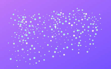 Multicolored Rain Abstract Blue Background. Colored Festival Dust Design. FallingFestive Postcard....