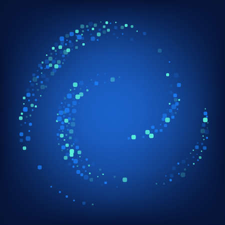 Turquoise Rhombus Invitation Blue Vector Background. Decoration Confetti Postcard. Independence Square Illustration. Blue Top Texture.のイラスト素材