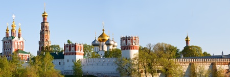 Panorama of Novodevichy Convent, also known as Bogoroditse-Smolensky Monasteryの写真素材