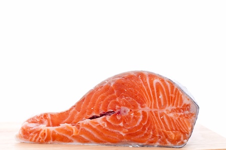 red fish trout or salmonの写真素材