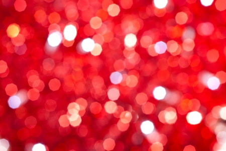 red bokeh lights background の写真素材