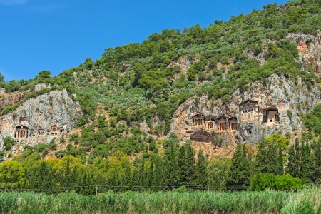 Lycian kings   tombsの写真素材