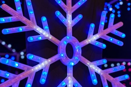 snowflake christmas backgroundの写真素材