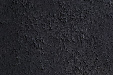 Dark grey black wall background or textureの写真素材