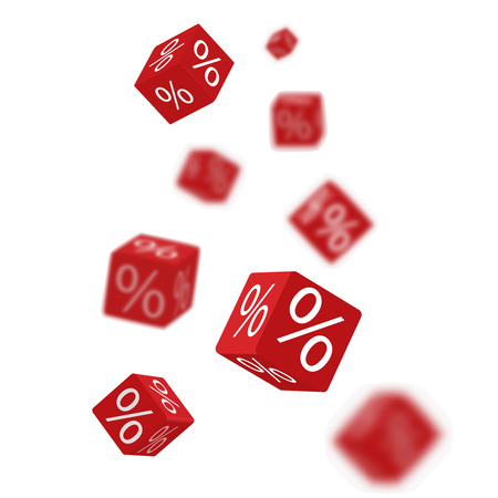 3D discount boxes dice for store market and shop. Sale promotional concept. 3d discount sale design. Discount Sale 3dのイラスト素材