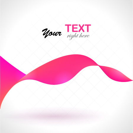 Abstract beautiful wave yellow background vector templateのイラスト素材