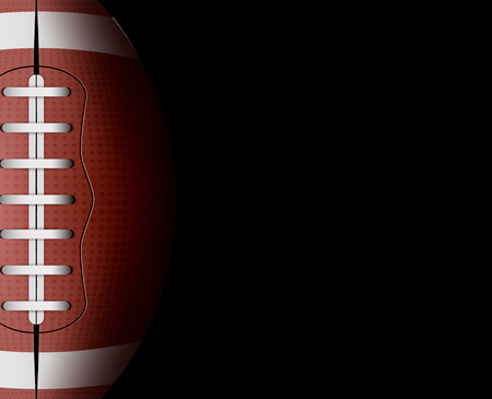 Vector rugby ball background. Football sport game competition. Leather ball equipment illustration. Rugby team players list.のイラスト素材