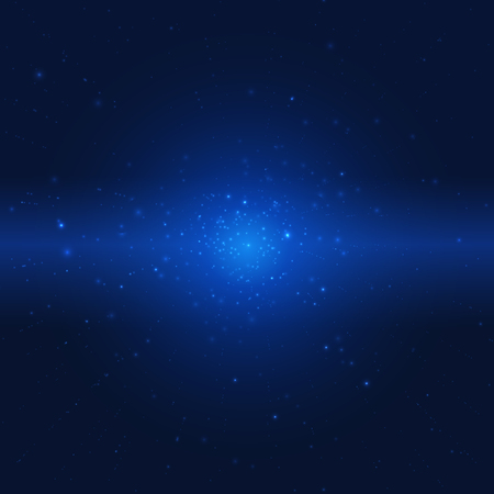 Vector night sky cosmos background. Space galaxy or universe sars illustration.のイラスト素材