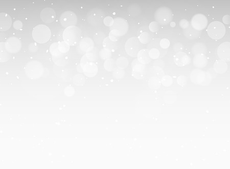 Abstract gray light bokeh vector illustration.のイラスト素材