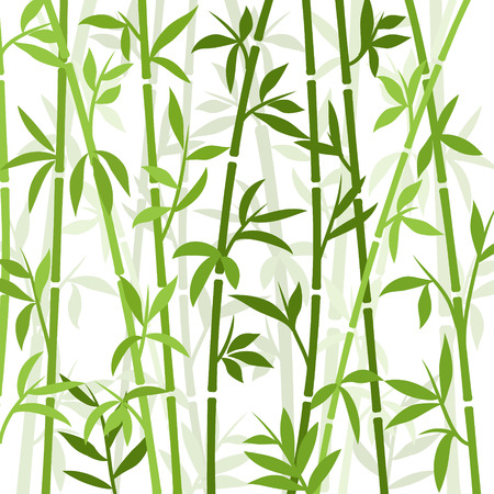 Bamboo background japanese asian plant wallpaper grass. Bamboo tree vector pattern.のイラスト素材