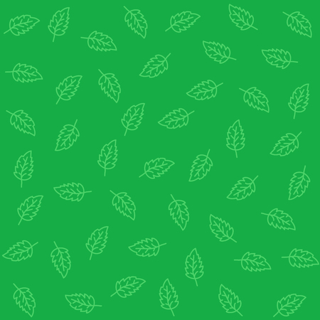 Mint organic seamless pattern. Vector cooking natural mint design texture.のイラスト素材