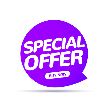 Sale banner special offer template design. Season special discount price sign tag. Promotion sticker.のイラスト素材