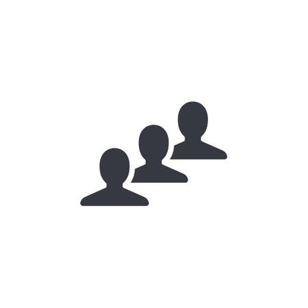 People group team member icon. Community user employee member icon