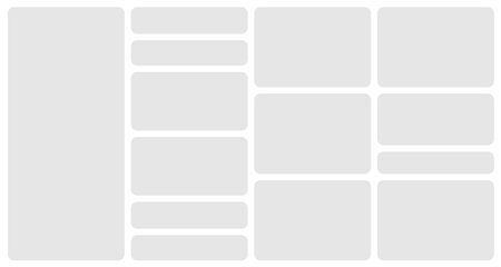 Bento grid template layout shape. Bento box modular collage frame design geometry background.のイラスト素材