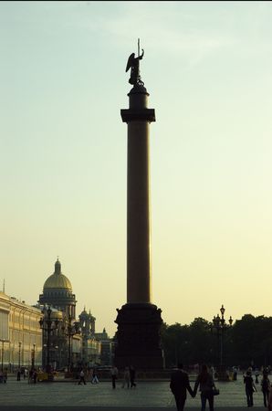 The Palace Area, Saint Petersburg, Russiaの写真素材