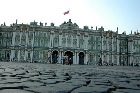 The Palace Area, Saint Petersburg, Russiaの写真素材