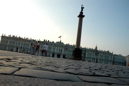The Palace Area, Saint Petersburg, Russiaの写真素材