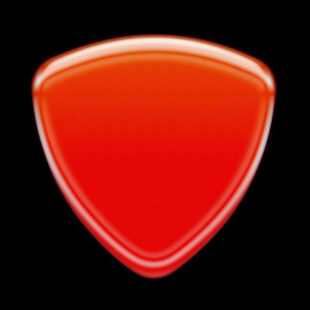 Red blank icon over black backgroundの写真素材