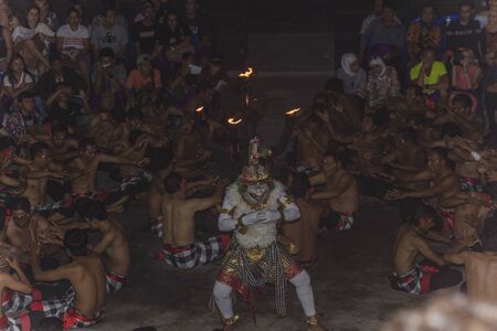 11-10-2018, Kecak Dance , Uluwatu Temple, Bali islandのeditorial素材