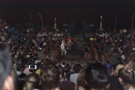 11-10-2018, Kecak Dance , Uluwatu Temple, Bali islandのeditorial素材