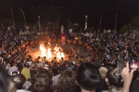 11-10-2018, Kecak Dance , Uluwatu Temple, Bali islandのeditorial素材
