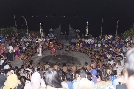 11-10-2018, Kecak Dance , Uluwatu Temple, Bali islandのeditorial素材