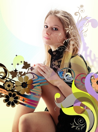 Fashion flayer の写真素材