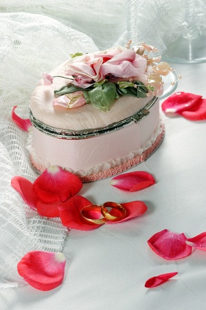 Wedding still life - beautiful compositionの写真素材