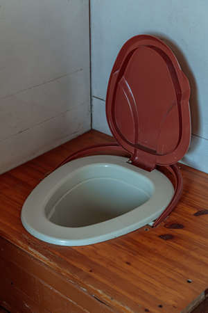 Toilet in a private house, toilet bowl, close-up. High quality photoの写真素材