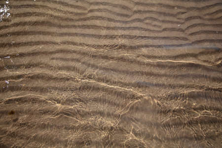 Sandy beach and gentle, soft wave, Baltic nature. High quality photoの写真素材