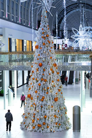 Helsinki, Finland November 30, 2020 Super merkat decorated for Christmas. High quality photoのeditorial素材