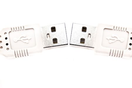 cable plug audio video equipment on a white background of the high resolution isolated object