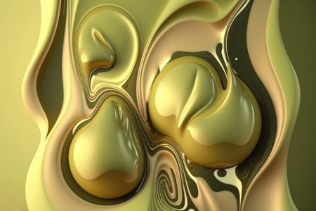 3d illustration of abstract geometric composition,digital artwork for creative graphic designの素材