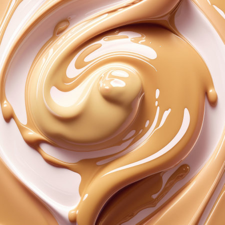 close up of a creamの素材