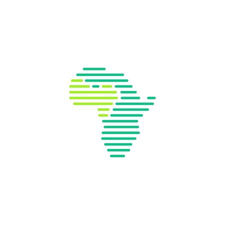 west africa tech digital logo vector iconのイラスト素材