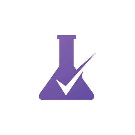 lab check verified vector icon illustrationのイラスト素材