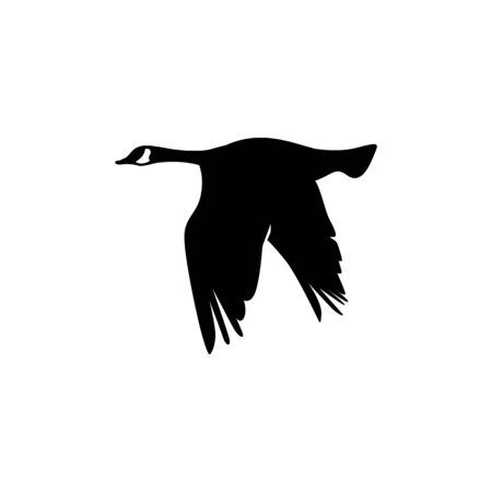 flying goose logo vector icon illustrationのイラスト素材