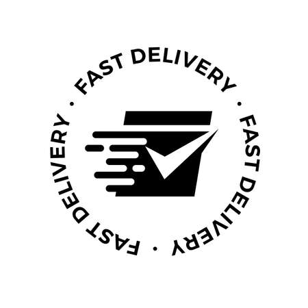 shipping fast delivery  vector icon illustrationのイラスト素材