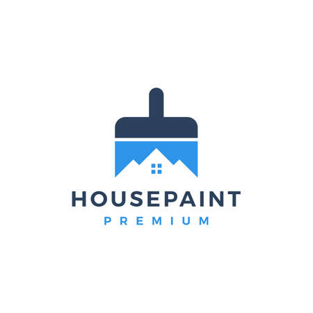 house paint logo vector icon illustrationのイラスト素材